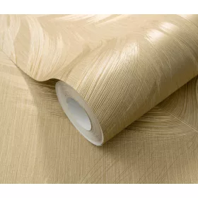   Arany tollas csillogó elegáns strukturált vlies-vinyl tapéta