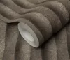 Barna matt hullám mintás (lángálló, mosható) vlies-vinyl tapéta