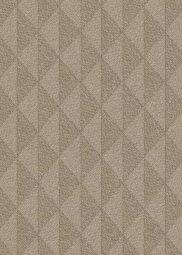 Kakaóbarna matt geometrikus mintás (lángálló, mosható) vlies-vinyl tapéta