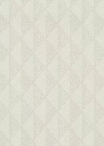 Világosabb natúr-krém színű matt geometrikus mintás (lángálló, mosható) vlies-vinyl tapéta