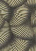 Fekete-arany designer mintás (lángálló, mosható) vlies-vinyl tapéta