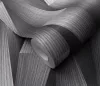 Ezüst-fekete 3D mintás (lángálló, mosható) vlies-vinyl tapéta