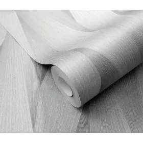   Ezüst 3D mintás (lángálló, mosható) vlies-vinyl tapéta