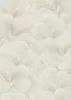 Krém csillogó metálos Ginkgo mintás (lángálló, mosható) vlies-vinyl tapéta