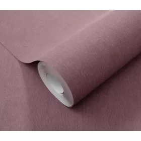   Padlizsán lila alapon ezüst csillámos elegáns egyszínű strukturált vlies-vinyl tapéta