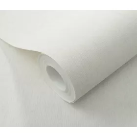   Fehér ezüst csillámos elegáns egyszínű strukturált vlies-vinyl tapéta