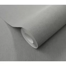   Lilás-szürke alapon ezüst csillámos elegáns egyszínű strukturált vlies-vinyl tapéta