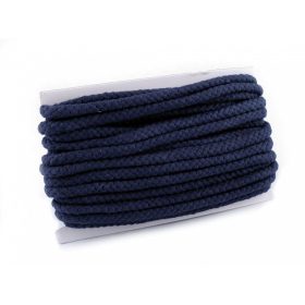   Vastag pamut zsinór (8-10 mm-es): Fekete (#3) kb.10 méteres csomagban