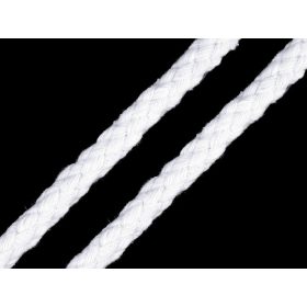   Vastag pamut zsinór (8-10 mm-es): Fehér (#4) kb.10 méteres csomagban