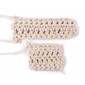 Ruha és makramé zsinór (5 mm-es): Natúr (100% pamut)