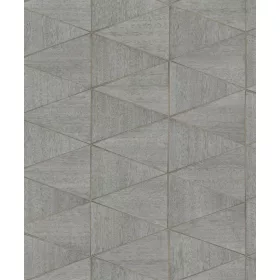   Travertino: szürke geometrikus kőmozaik mintás (mosható) vlies tapéta