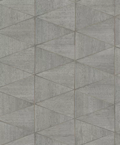 Travertino: szürke geometrikus kőmozaik mintás (mosható) vlies tapéta