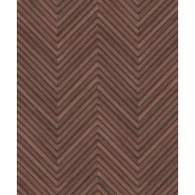   Travertino: taupe fa lamella mintás (mosható) vlies tapéta
