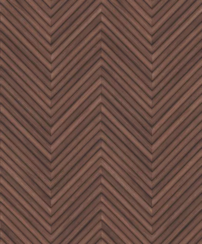 Travertino: taupe fa lamella mintás (mosható) vlies tapéta