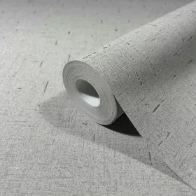   City Romance textil mintás: középszürke a. ezüst fényes vlies-vinyl tapéta