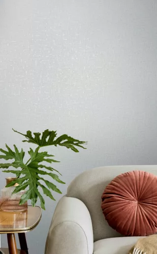 City Romance textil mintás: világosszürke a. fényes vlies-vinyl tapéta