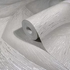   Ritus: Halványszürke fényes hatású modern dombormintás (mosható) vlies-vinyl tapéta