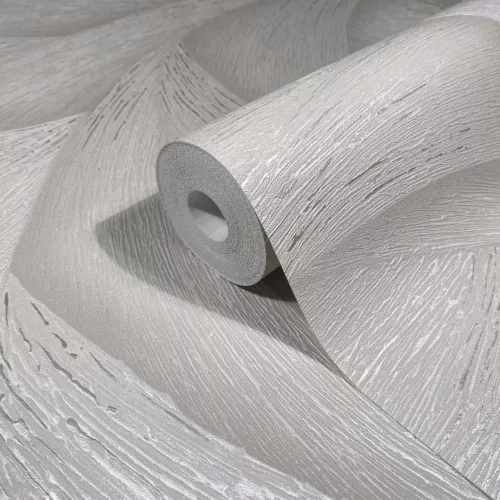 Ritus: Halványszürke fényes hatású modern dombormintás (mosható) vlies-vinyl tapéta