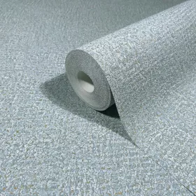   Ritus: Kékesszürke-arany apró betonmintás egyszínű matt texturált (mosható) vlies-vinyl tapéta