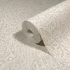 Ritus: Bézs-barna klasszikus virágmintás (mosható) vlies-vinyl tapéta