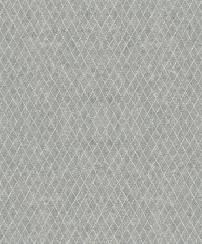 Ritus: Modern ezüst szürke rombusz mintás (mosható) vlies-vinyl tapéta