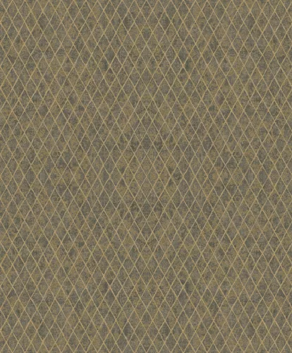 Ritus: Modern barna-arany rombusz mintás (mosható) vlies-vinyl tapéta