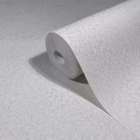   Ritus: Matt szürkésfehér beton hatású (mosható) vlies-vinyl tapéta