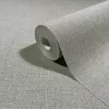 Boho: Ezüstös világosszürke lenvászon hatású (mosható) vlies-vinyl tapéta