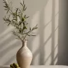 Boho: Mályvás-barnás bézs lenvászon hatású (mosható) vlies-vinyl tapéta