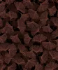 Boho: Éjfekete-antikolt bronz ginkgo mintás lenvászon hatású (mosható) vlies-vinyl tapéta