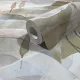 Boho: Zsályás-púder akvarell tájkép mintás lenvászon hatású (mosható) vlies-vinyl tapéta
