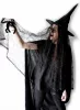 Lila pókhálós tüll Halloween-re (Wednesday jelmeznek)