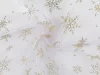 Glitteres farsangi/karácsonyi organza hópelyhekkel: ARANY