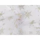 Glitteres farsangi/karácsonyi organza hópelyhekkel: ARANY
