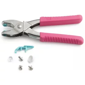   Prym Love Pink multifunkciós patentozó, ringliző és lyukasztó készülék