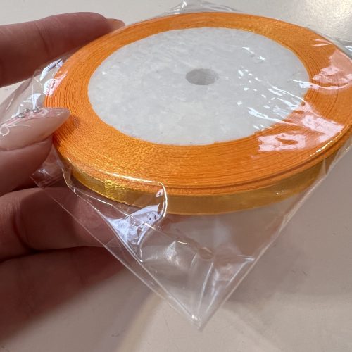 Szatén szalag (Atlasz szalag) 6 mm-es több színben