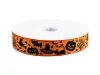 Ripsz szalag Halloweenes mintákkal 25 mm-es