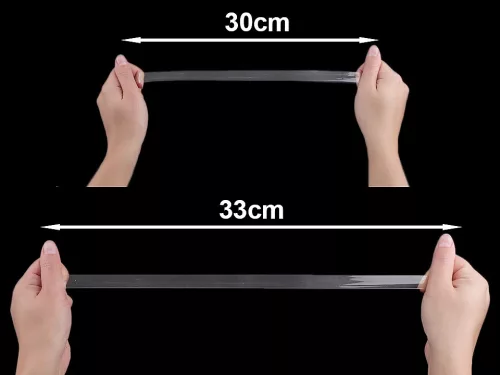 Szilikon gumi, elasztikus: 15 mm széles (melltartó pánt, fehérneműbe stb.)