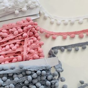 POM-POM (bojt) szalag több színben