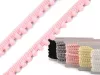 Mini POM-POM (bojt) szalag több színben - Paszomány szélessége 11 mm, bojtokkal Ø5 mm