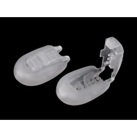 Összenyomható műanyag zsinórvég: több színben