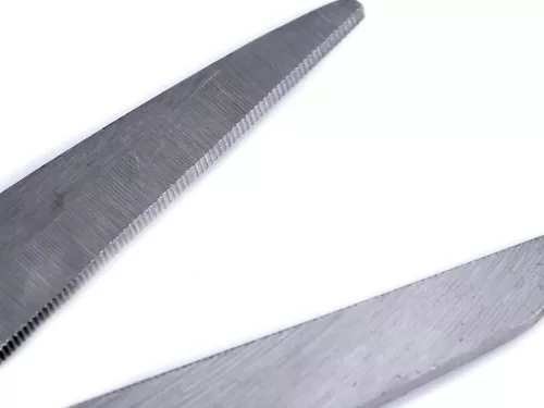 Mikrofogas szabóolló (25 cm-es, piros)