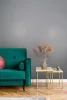 Naomi: Elegáns grafitselyem szöttes hatású (mosható) vlies alapon hab felületű tapéta