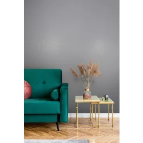   Naomi: Elegáns grafitselyem szöttes hatású (mosható) vlies alapon hab felületű tapéta