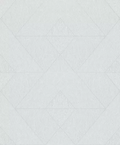 Naomi: Modern gyöngyházfehér geometriai mintás (mosható) vlies alapon hab felületű tapéta