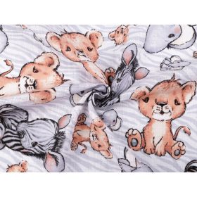 Safari állatos mintás tetra pelenka 80 cm széles