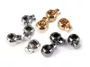 Fém rozsdamentes rugós, zsinór szabályozó, zsinórvég 14x18 mm (egy lyukas) több FÉMES színben