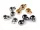 Fém rozsdamentes rugós, zsinór szabályozó, zsinórvég 14x18 mm (egy lyukas) több FÉMES színben