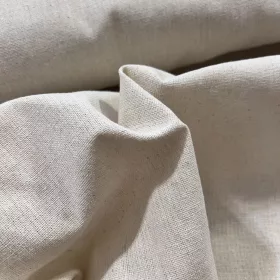   2 m Hosszában fekete csík van EGYBEN KÉRHETŐ Vastag prémium molinó (textil, nyers vászon) 195 gramm/m² méteráru: Natúr (#37)