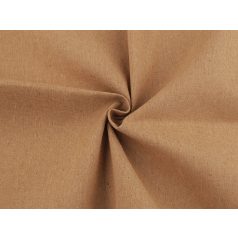   Sötét bézs vastag prémium molinó (textil, nyers vászon) 195 gramm/m² méteráru (#10)